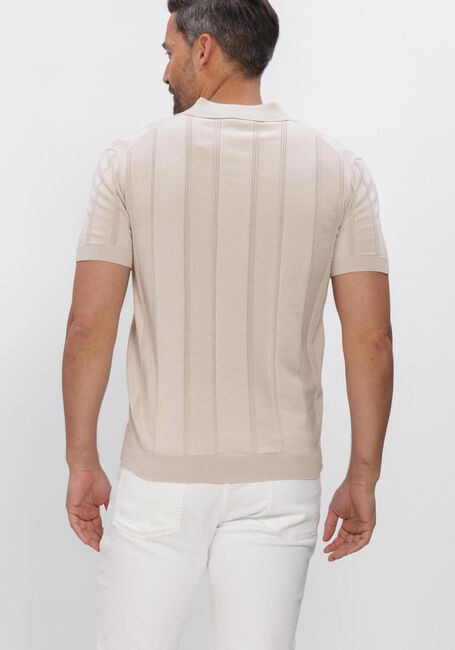 Beige GENTILUOMO Polo-Shirt POLO NO BUTTONS SS - large