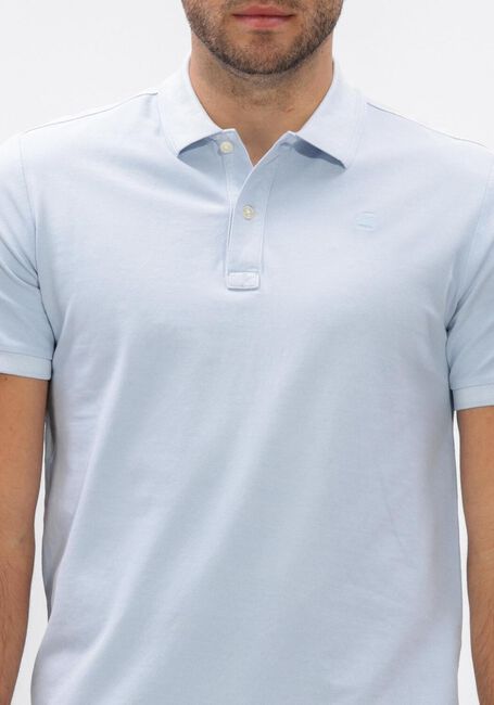 Blaue G-STAR RAW Polo-Shirt DUNDA OVERDYED SLIM POLO S\S - large