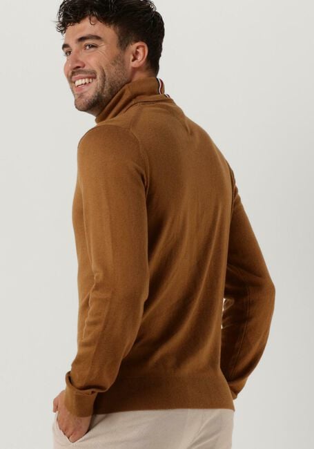 Braune TOMMY HILFIGER Rollkragenpullover PIMA ORG CTN CASHMERE ROLL NECK - large