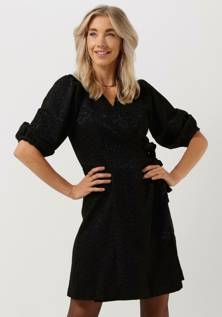 schwarze selected femme minikleid slfdonna-siv 3/4 short dress YN8881