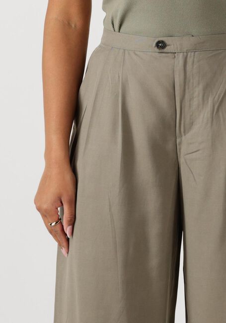 Beige SELECTED FEMME Weite Hose SLFNATUK MW WIDE PLEATED PANT - large