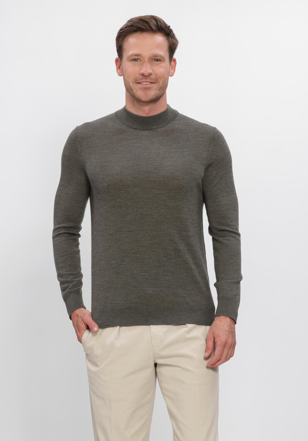 Khaki PROFUOMO Pullover PPXJ30028 - large