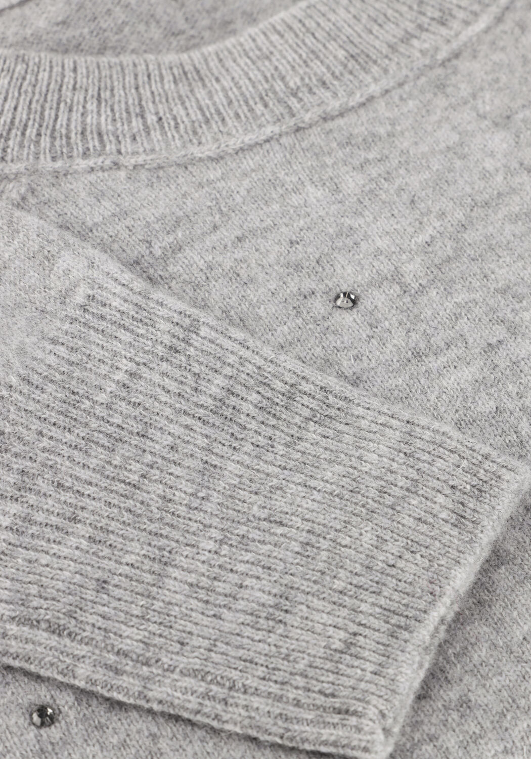Graue FABIENNE CHAPOT Pullover LIDI RHINESTONE PULLOVER - large