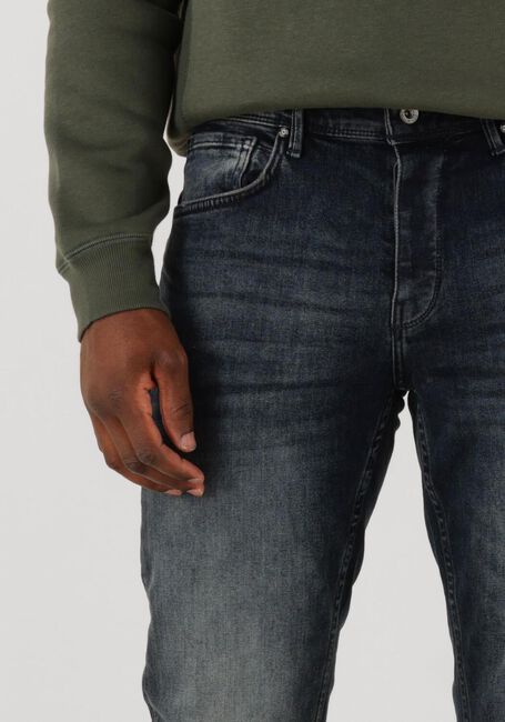Dunkelblau PURE PATH Slim fit jeans THE RYAN SLIM FIT JEANS - large