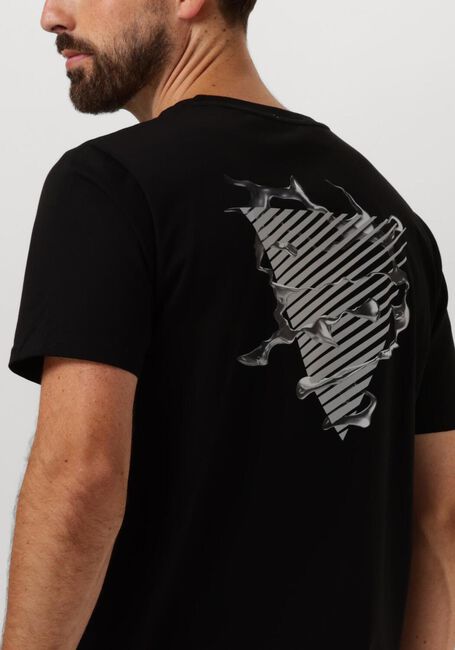 Schwarze PURE PATH T-shirt REGULAR FIT T-SHIRTS CREWNECK SS101 - large