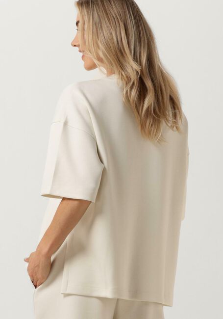 Beige MSCH COPENHAGEN T-shirt MSCHBESSIA IMA Q 2/4 SWEATERSHIRT - large