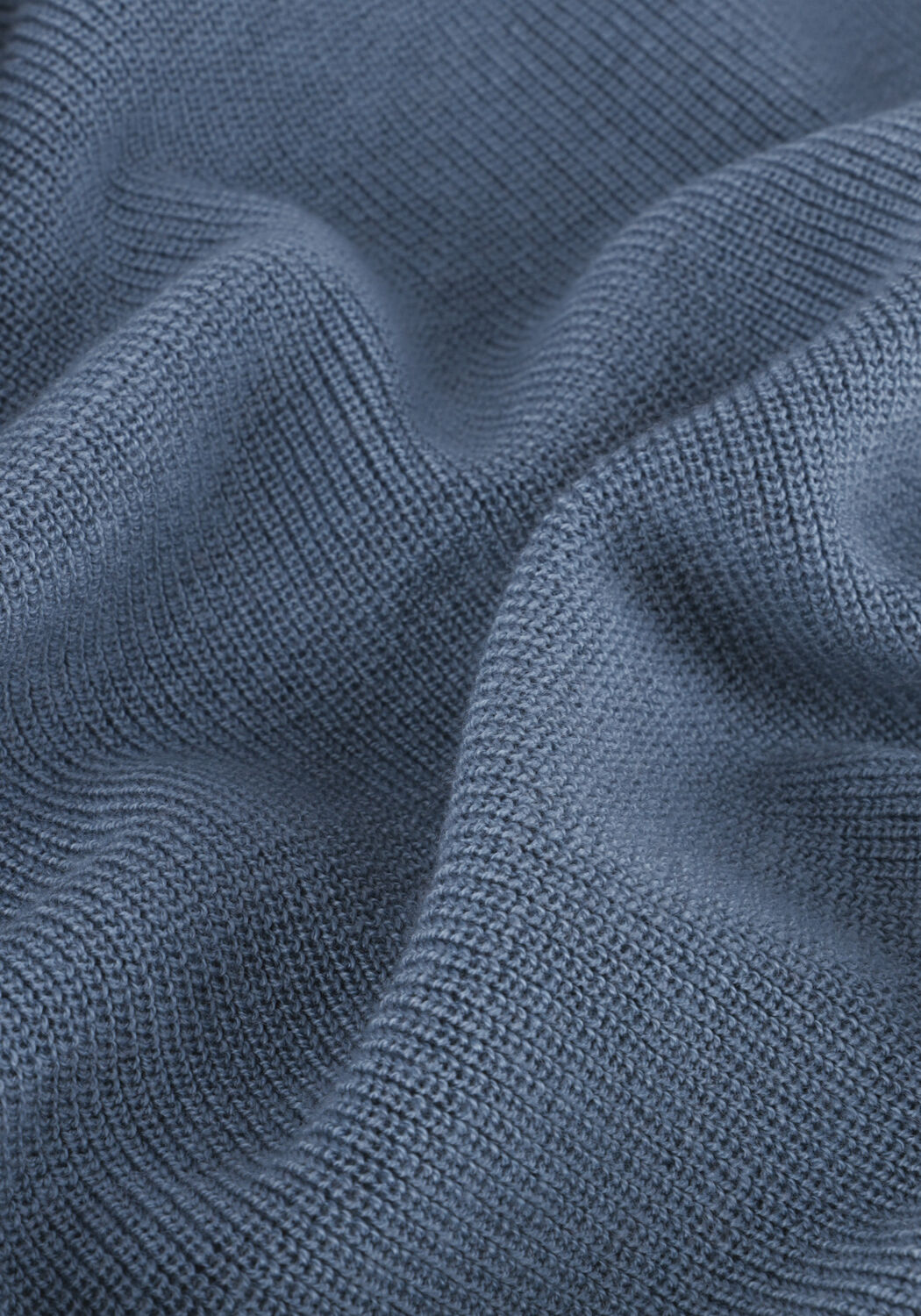 Blaue ANOTHER LABEL Pullover LEN KNITTED PULL L/S - large