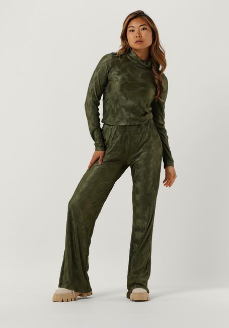 Grüne ANOTHER LABEL Hose GARCELLE PLEATED PANTS - large