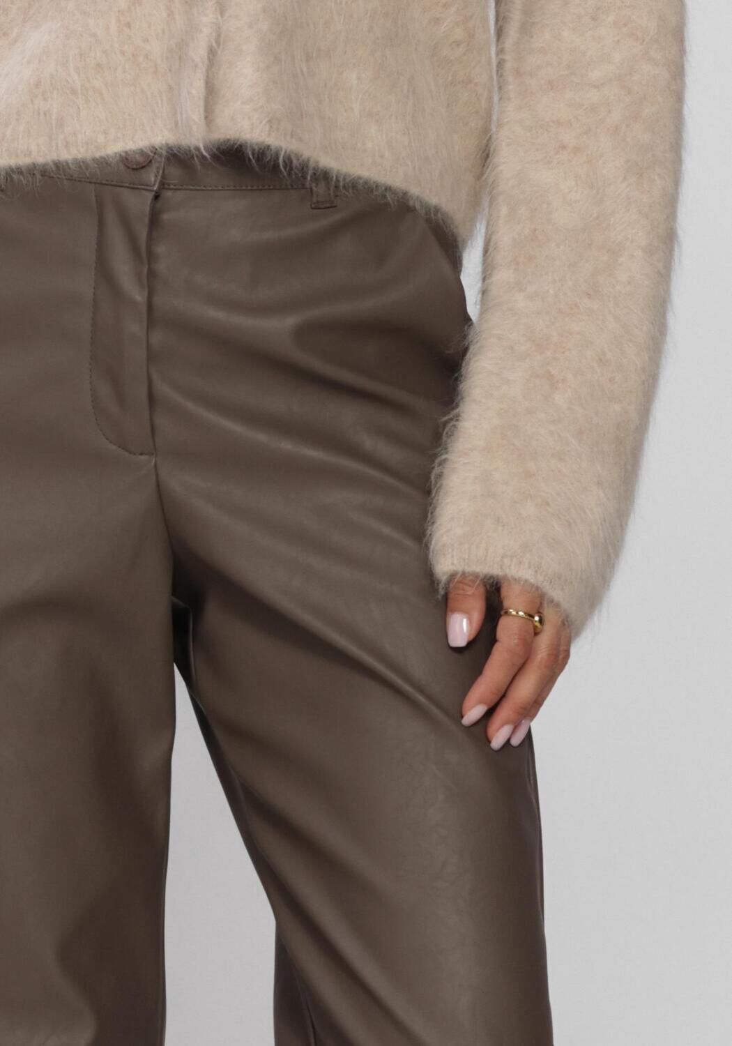 Taupe KNIT-TED Weite Hose NAOMI PANT - large