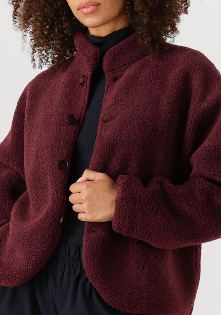 Rote PENN & INK Teddy-Jacke JACKET W25C281 - large