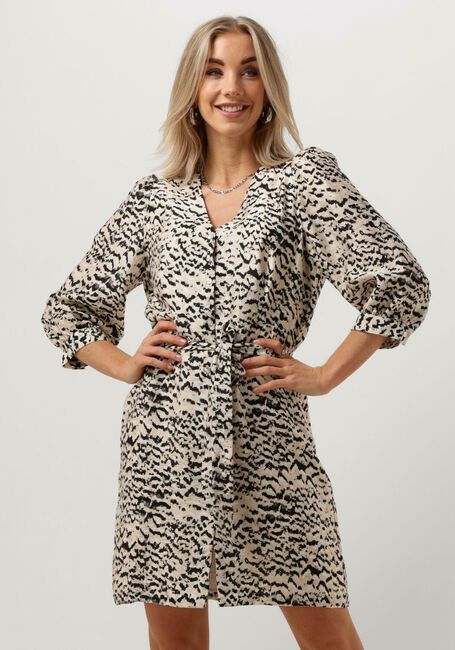 Beige MSCH COPENHAGEN Minikleid MSCHPHILIDA MAIRE 3/4 DRESS AOP - large