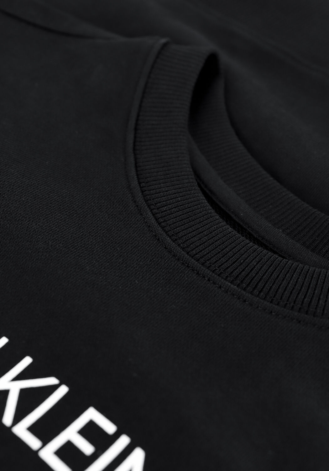 Schwarze CALVIN KLEIN Pullover INSTITUTIONAL CORE LOGO CN - large