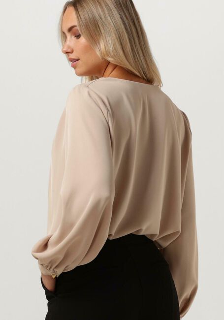 Beige ACCESS Bluse BLOUSE WITH FRONT V OPENING - large