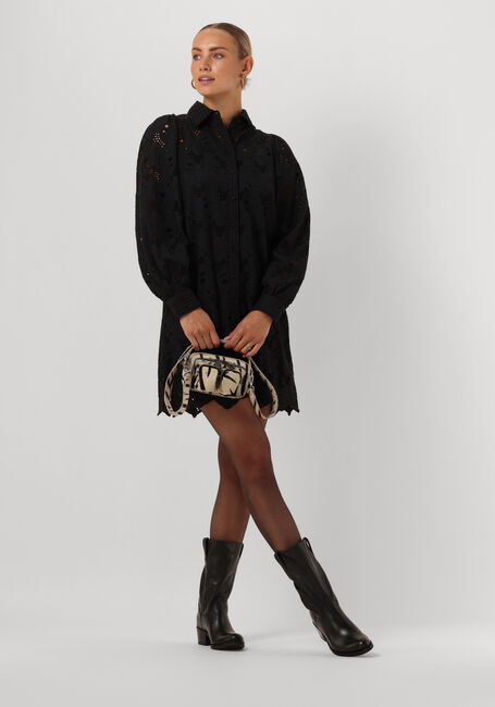 Schwarze Y.A.S. Minikleid YASTEALA LS SHIRT DRESS S. - large