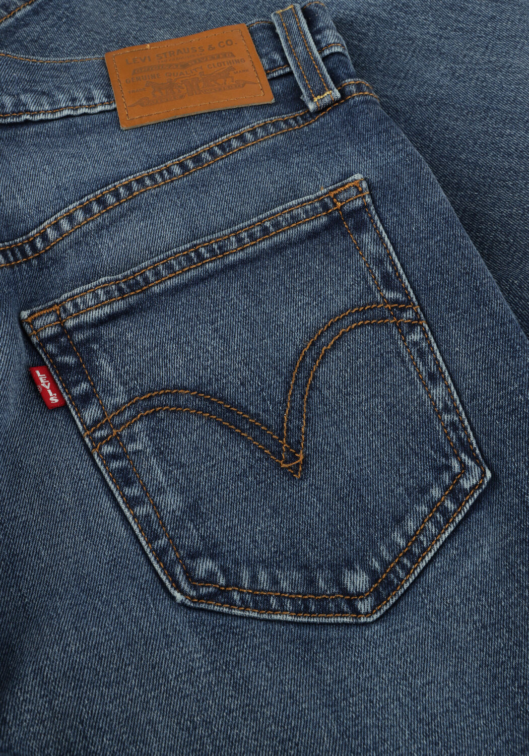 Blaue LEVI'S Straight leg jeans RIBCAGE FULL LENGTH - large