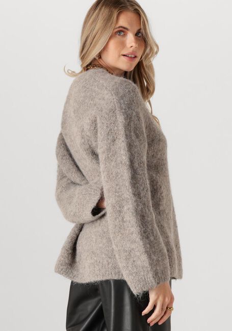 Graue SELECTED FEMME Pullover SLFGABELLA LS KNIT O-NECK CAMP - large