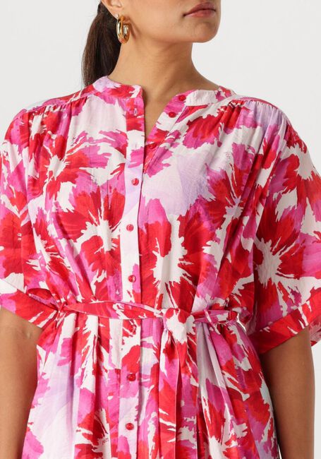 Mehrfarbige/Bunte POM AMSTERDAM Minikleid DRESS BUBBLE BLOOM LAVENDER - large