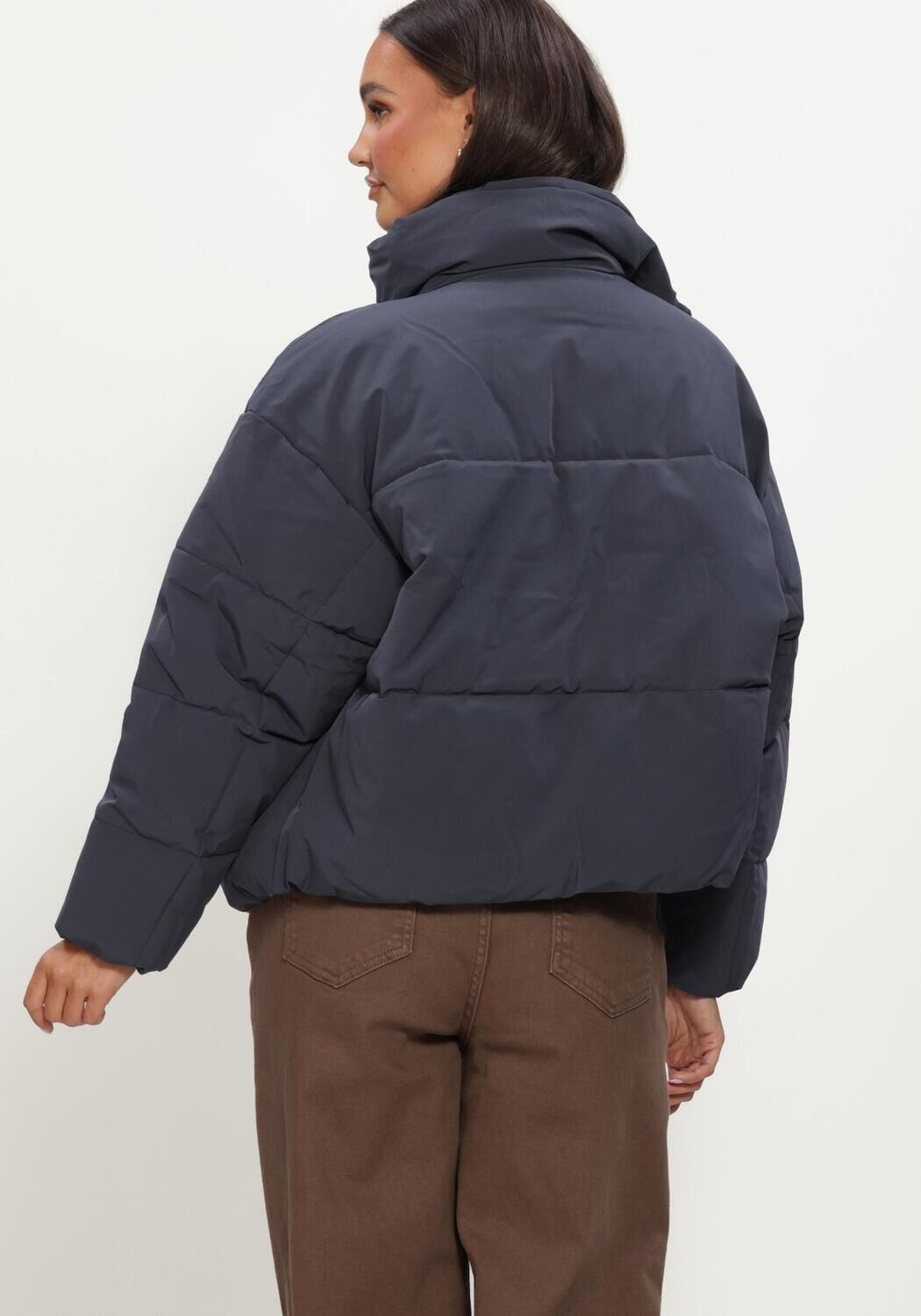 Dunkelblau MSCH COPENHAGEN Wattierte Jack MSCHREFRON JACKET - large