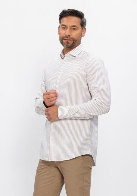 Beige PROFUOMO Klassisches Oberhemd SHIRT CUTAWAY SF CLASSIC - large