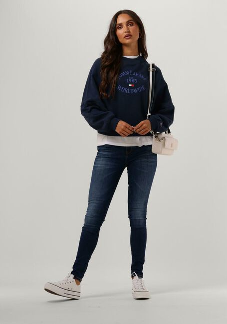 Dunkelblau TOMMY JEANS Pullover RLX WORLDWIDE RAGLAN CREW - large