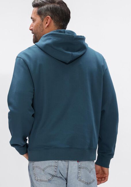 Blaue CALVIN KLEIN Sweatshirt LS 350TERRY EY WHSL BADGE HOODIE - large