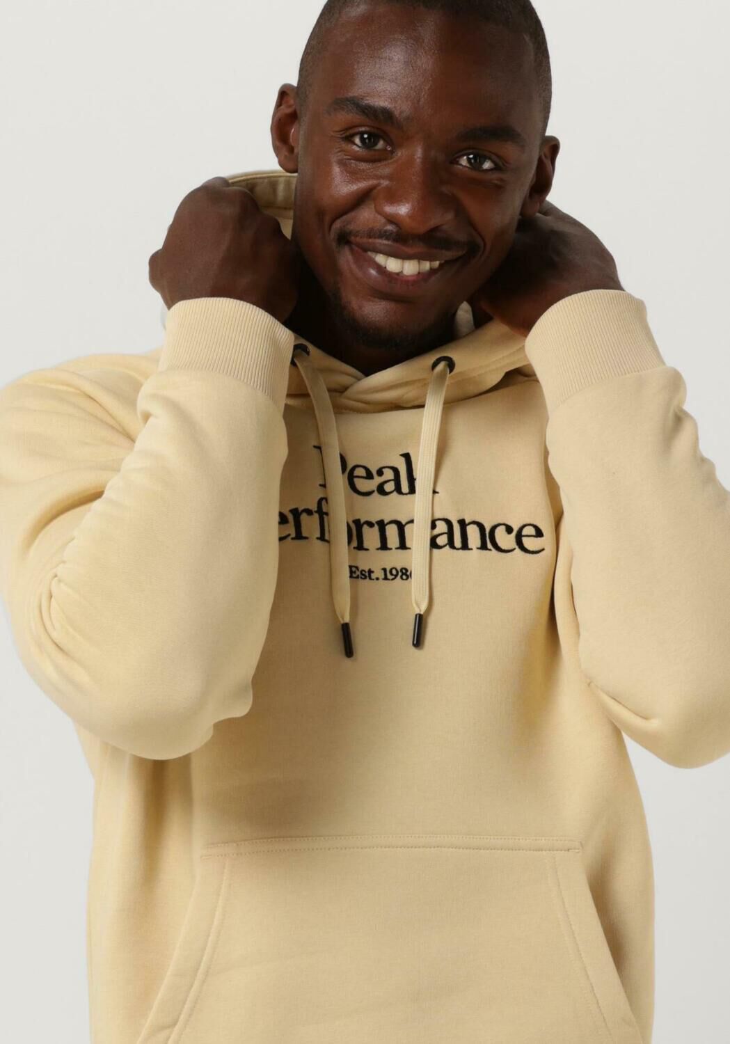 Peak performance new arrivals hoodie beige