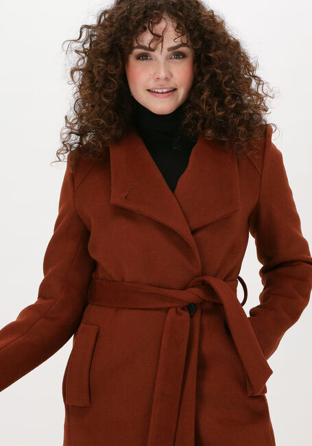 Braune GIACOMO THE JACKET M&auml;ntel 18 WOOL BLEND - large