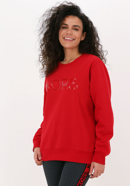 Rote MICHAEL KORS Sweatshirt UNISEX TONAL SWEATSHIRT - large