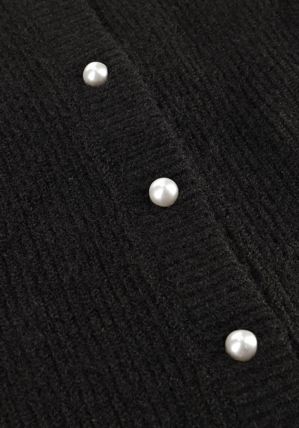 Schwarze NOTRE-V Strickjacke NV-GRACE - large