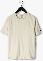 Beige CAST IRON T-shirt R-NECK REGULAR FIT COTTON BOUCLE