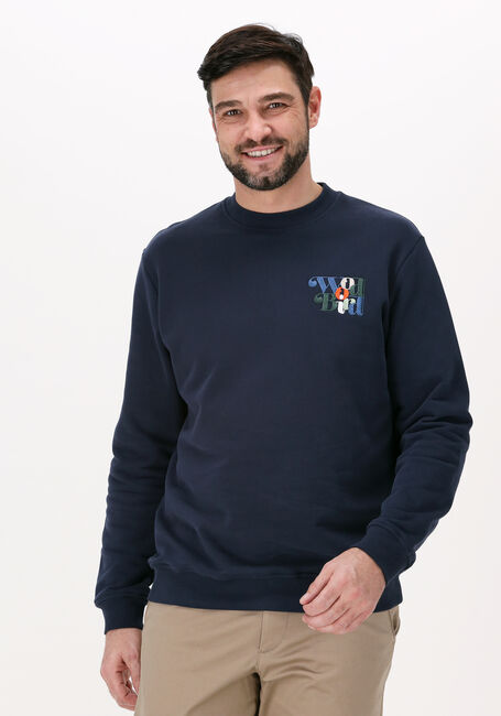 Dunkelblau WOODBIRD Sweatshirt ROBE WIRL CREW - large