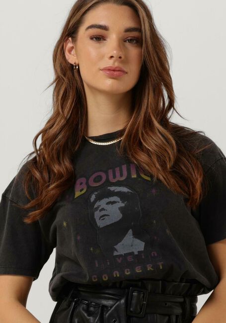 Schwarze MKT STUDIO T-shirt TASKO BOWIE - large