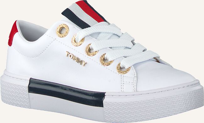 Weiße TOMMY HILFIGER Sneaker Low LEATHER ELEVATED TOMMY Weiße TOMMY HILFIGER Sneaker Low LEATHER ELEVATED TOMMY - large