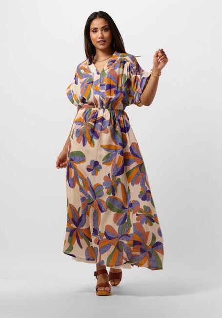 Mehrfarbige/Bunte LOUIZON Maxikleid WISCONSIN - large
