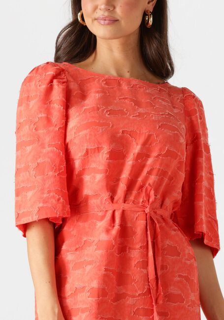 Orangene OBJECT Midikleid OBJSUKI 3/4 DRESS 137 - large