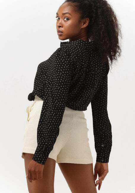 Schwarze MODSTR&Ouml;M Blusen ANDERSON PRINT SHIRT - large