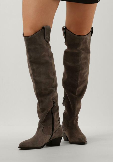 Graue ANONYMOUS COPENHAGEN Overknees TRISHA 35 - large