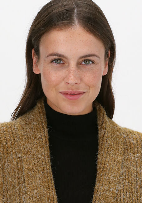 Goldfarbene CIRCLE OF TRUST Strickjacke GINA KNIT - large