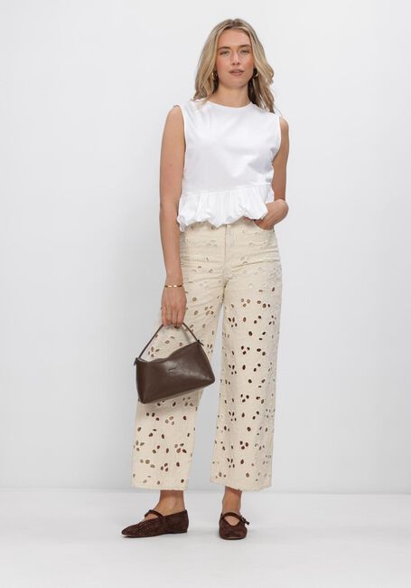 Wei&szlig;e EDITED Tops & T-shirts DAVINIA T-SHIRT - large