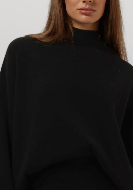 Schwarze RESORT FINEST Rollkragenpullover CAPE SWEATER - large