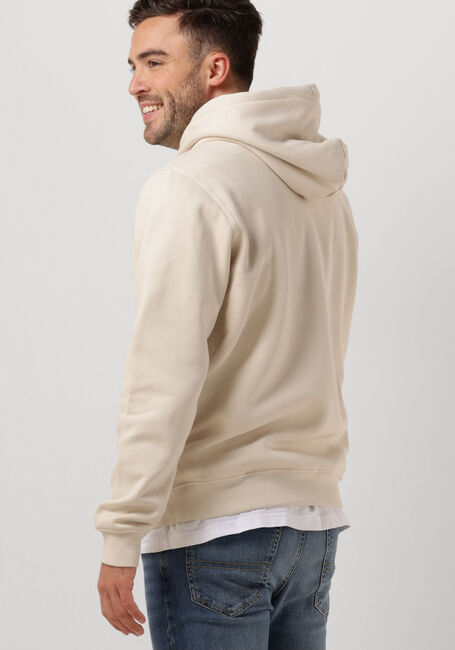 Beige TOMMY JEANS Pullover TJM REG LINEAR LOGO HOODIE EXT - large