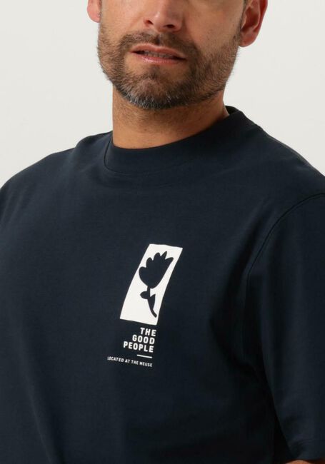 Dunkelblau THE GOODPEOPLE T-shirt TODD - large