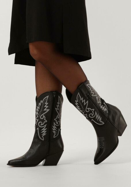 Schwarze RED-RAG Cowboystiefel 77380 - large