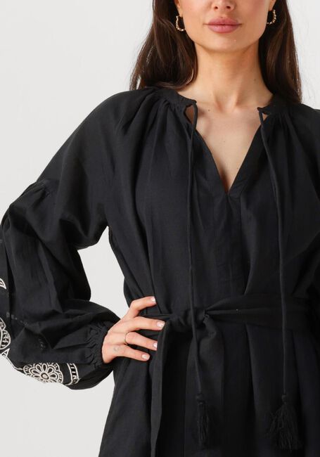 Schwarze NOTRE-V Maxikleid NV-FREDA - large