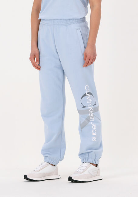 Hellblau CALVIN KLEIN Jogginghose TWO TONE MONOGRAM JOG PANT - large