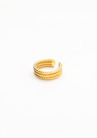 Goldfarbig NOTRE-V Ohrringe OMSS22-031 EARCUFF - medium
