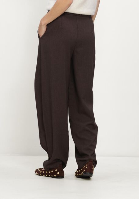 Braune HAUTE L'AMITI&Eacute; Hosen ZEPPE PLEAT TALL PANT - large