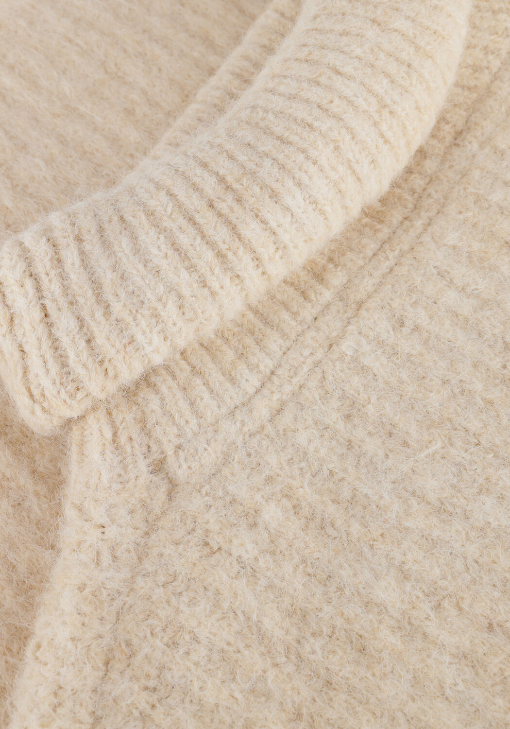 Ecru CO'COUTURE Pullover CORALIE ROLL KNIT - large