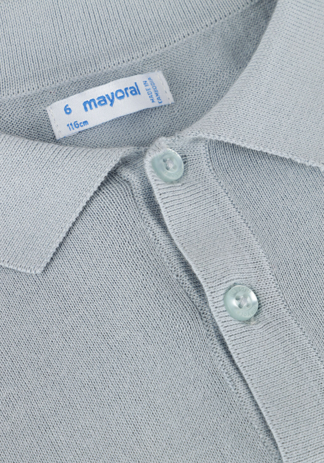 Hellblau MAYORAL Tops & T-shirts S/S POLO - large