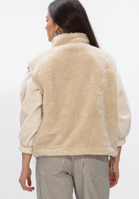 Ecru BY-BAR Bodywarmer STEVE SLEEVELESS JACKET - large